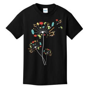 Sewing Dandelion Flowers Quilting Kids T-Shirt