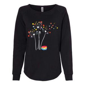 Sewing Dandelion Flowers Quilting Quilt Shop Womens California Wash Sweatshirt