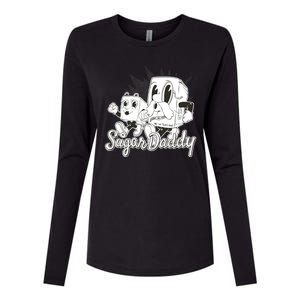 Sugar Daddy Funny Gift Womens Cotton Relaxed Long Sleeve T-Shirt