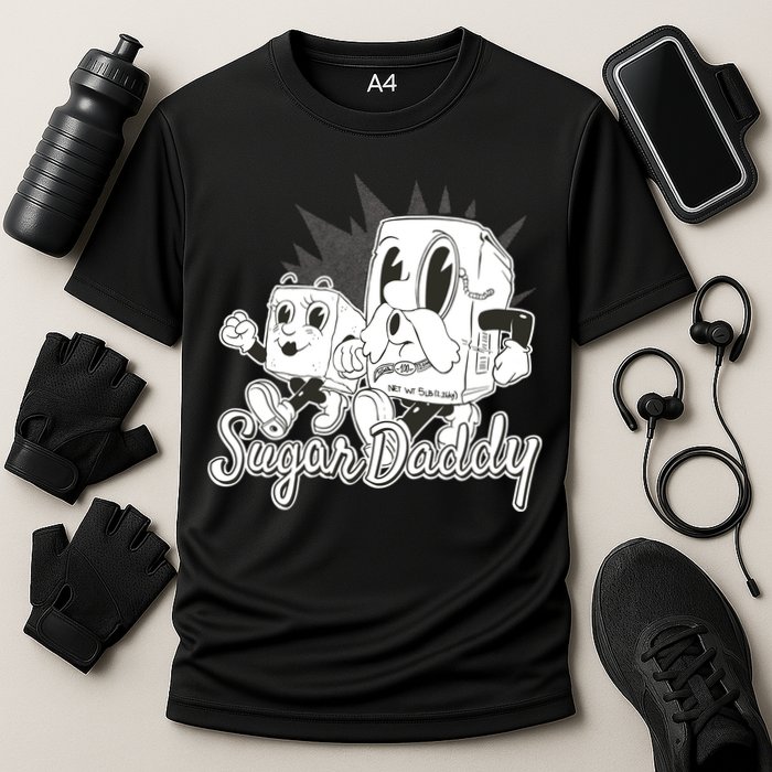 Sugar Daddy Funny Gift Cooling Performance Crew T-Shirt