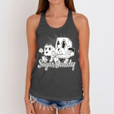 Sugar Daddy Funny Gift Women's Knotted Racerback Tank