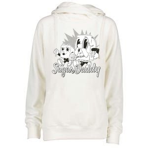 Sugar Daddy Funny Gift Womens Funnel Neck Pullover Hood