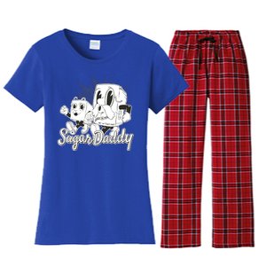 Sugar Daddy Funny Gift Women's Flannel Pajama Set