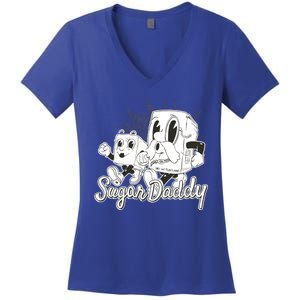 Sugar Daddy Funny Gift Women's V-Neck T-Shirt