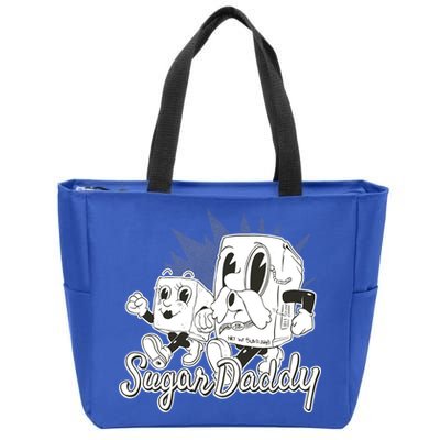 Sugar Daddy Funny Gift Zip Tote Bag