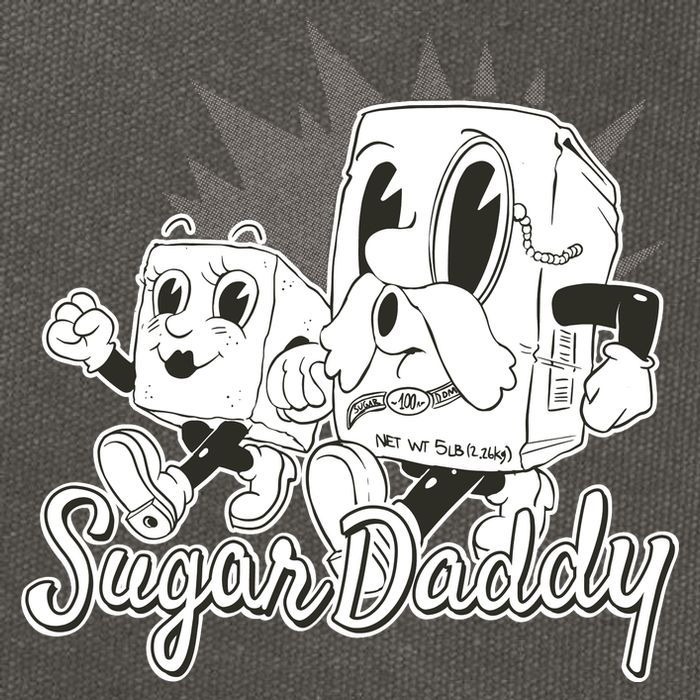 Sugar Daddy Funny Gift Cotton Canvas Backpack