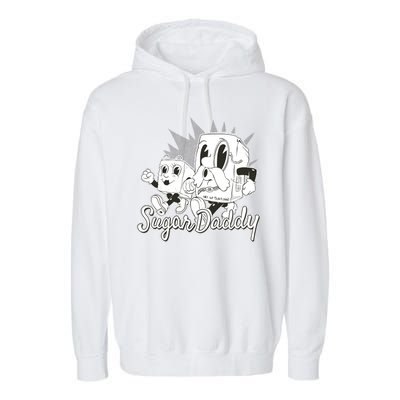 Sugar Daddy Funny Gift Garment-Dyed Fleece Hoodie