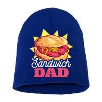 Sandwich Dad For Father's Day Gift Short Acrylic Beanie