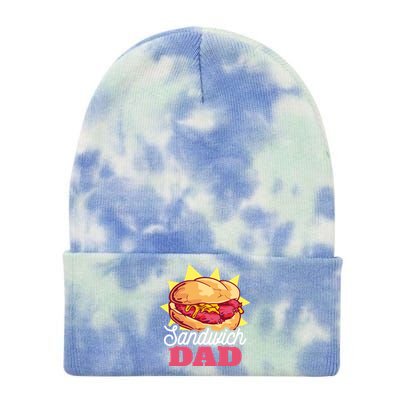 Sandwich Dad For Father's Day Gift Tie Dye 12in Knit Beanie