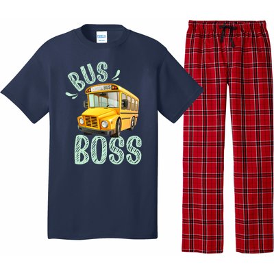 Student Delivery Funny Bus Boss School Bus Driver Pajama Set