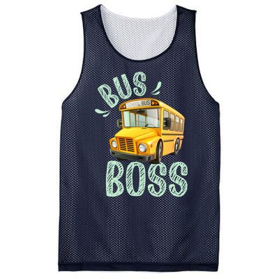 Student Delivery Funny Bus Boss School Bus Driver Mesh Reversible Basketball Jersey Tank