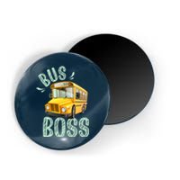 Student Delivery Funny Bus Boss School Bus Driver Magnet