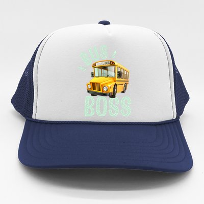 Student Delivery Funny Bus Boss School Bus Driver Trucker Hat