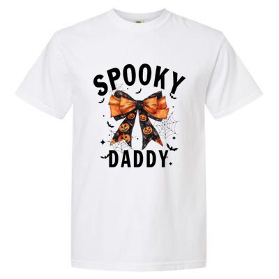 Spooky Daddy Funny Pumpkin Halloween Season Matching Family Garment-Dyed Heavyweight T-Shirt