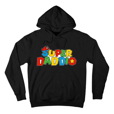 Super Daddio Funny Dad Daddy Father Video Game Lovers Hoodie