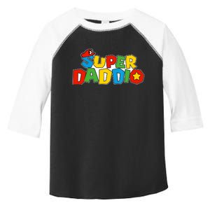 Super Daddio Funny Dad Daddy Father Video Game Lovers Toddler Fine Jersey T-Shirt