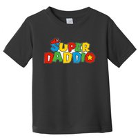 Super Daddio Funny Dad Daddy Father Video Game Lovers Toddler T-Shirt