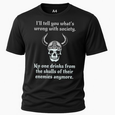 Skull Drink From The Skull Of Your Enemies Funny Performance Shirt