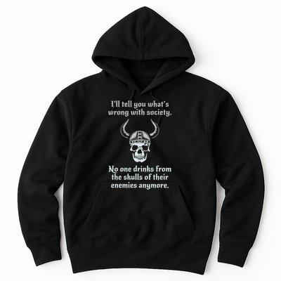 Skull Drink From The Skull Of Your Enemies Funny Hoodie