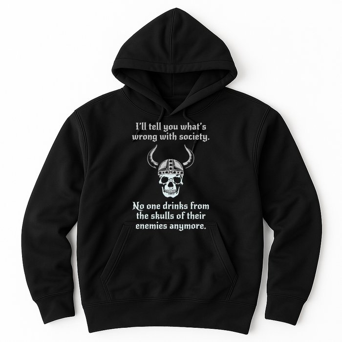 Skull Drink From The Skull Of Your Enemies Funny Hoodie
