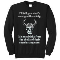 Skull Drink From The Skull Of Your Enemies Funny Sweatshirt