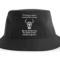 Skull Drink From The Skull Of Your Enemies Funny Sustainable Bucket Hat
