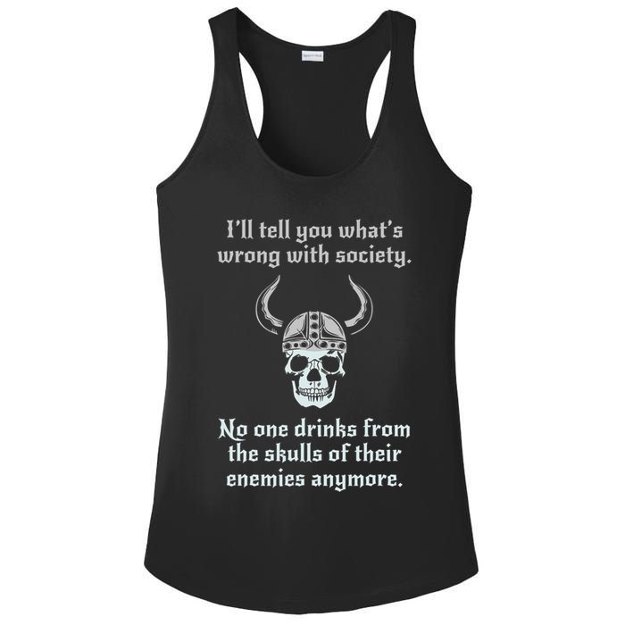 Skull Drink From The Skull Of Your Enemies Funny Ladies PosiCharge Competitor Racerback Tank