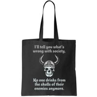 Skull Drink From The Skull Of Your Enemies Funny Bag