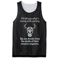 Skull Drink From The Skull Of Your Enemies Funny Mesh Reversible Basketball Jersey Tank