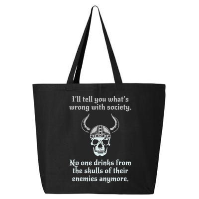 Skull Drink From The Skull Of Your Enemies Funny 25L Jumbo Tote