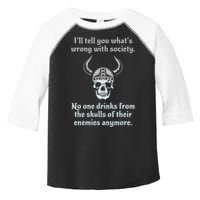 Skull Drink From The Skull Of Your Enemies Funny Toddler Fine Jersey T-Shirt