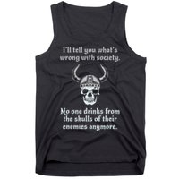 Skull Drink From The Skull Of Your Enemies Funny Tank Top