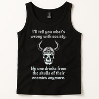 Skull Drink From The Skull Of Your Enemies Funny Tank Top
