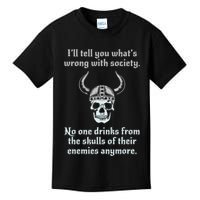 Skull Drink From The Skull Of Your Enemies Funny Kids T-Shirt