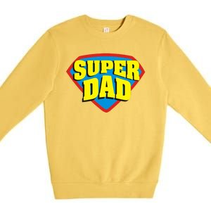 Super Dad Father's Day Gift Premium Crewneck Sweatshirt