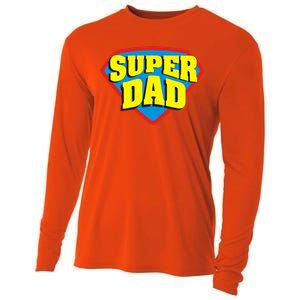 Super Dad Father's Day Gift Cooling Performance Long Sleeve Crew