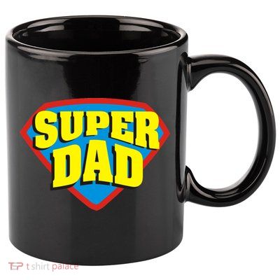 Super Dad Father's Day Gift 11oz C Handle Ceramic Mug