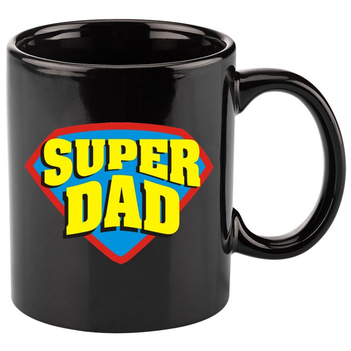 Super Dad Father's Day Gift 11oz C Handle Ceramic Mug
