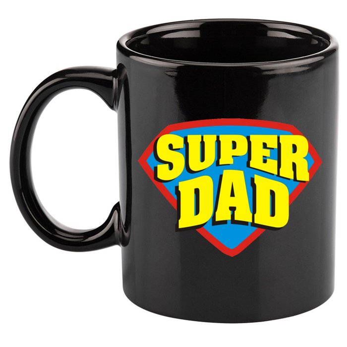 Super Dad Father's Day Gift 11oz C Handle Ceramic Mug