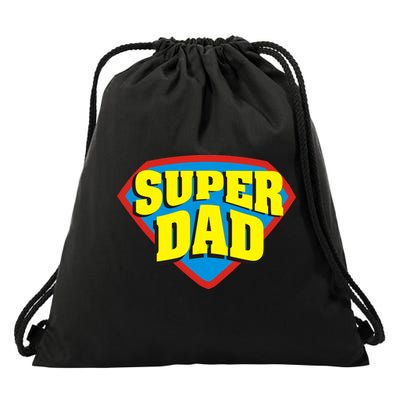 Super Dad Father's Day Gift Drawstring Bag