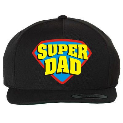 Super Dad Father's Day Gift Wool Snapback Cap