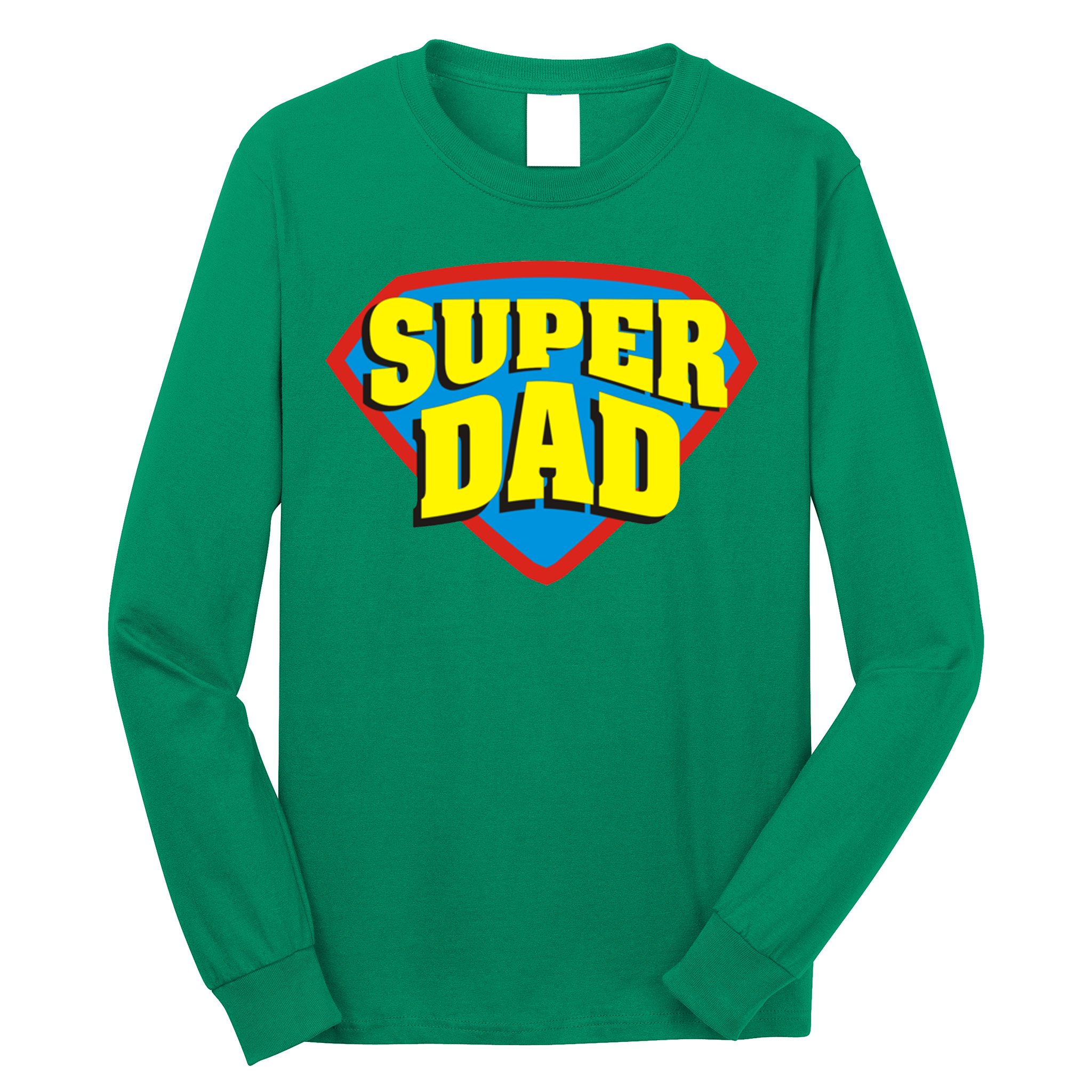 Super Dad Father's Day Gift Long Sleeve Shirt