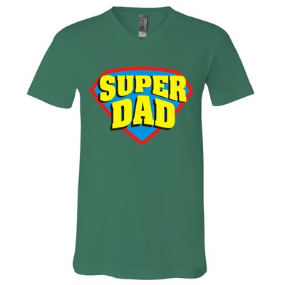 Super Dad Father's Day Gift V-Neck T-Shirt