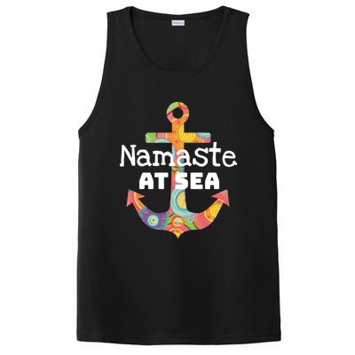 Sea Day Family Ship Cruise Vacation Namaste At Sea Gift PosiCharge Competitor Tank