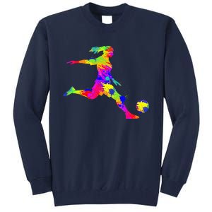 Soccer Dad For Family Matching Team Player Tall Sweatshirt