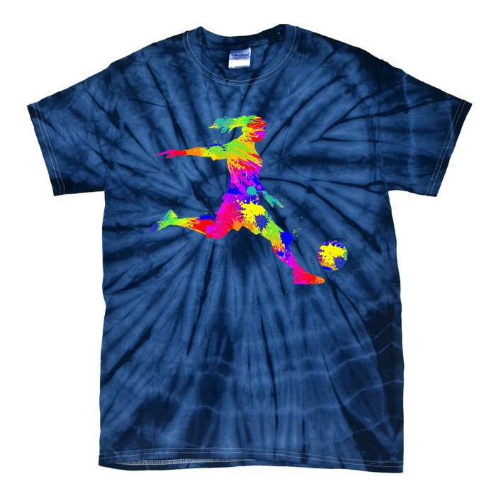 Soccer Dad For Family Matching Team Player Tie-Dye T-Shirt