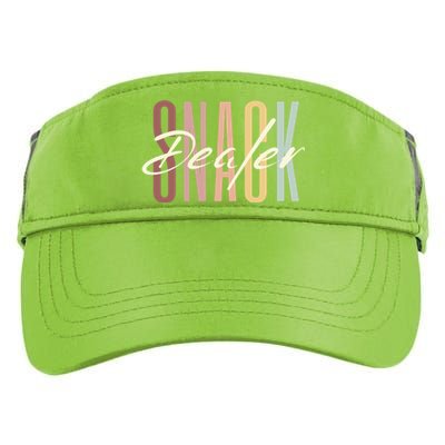 Snack Dealer Funny Mom Teacher Snacks Gift Adult Drive Performance Visor