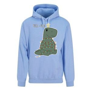 Santa Dinosaur Funny Treerex Pajamas Merry Christmas Cute Gift Unisex Surf Hoodie