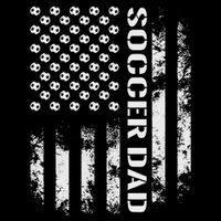 Soccer Dad Funny Usa Flag Father's Day Gift Hoodie