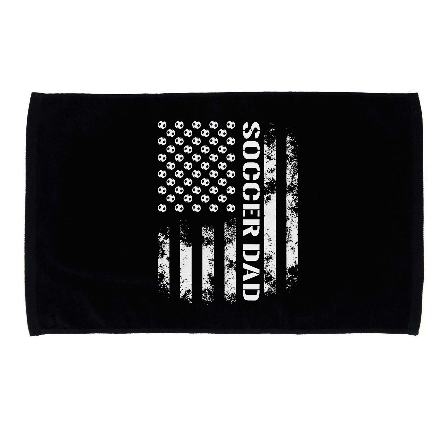 Soccer Dad Funny Usa Flag Father's Day Gift Microfiber Hand Towel